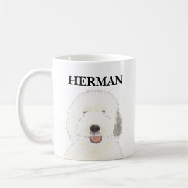 Personalisiert Old English Sheepdog Kaffeetasse