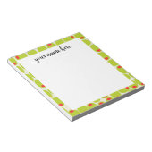 Personalisiert Olive Notepad Notizblock (angewinkelt)