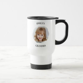 Personalisiert Oma Grandchild Foto Travel Mug Reisebecher