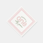 Personalisiert "One Albern Goose" Geburtstag Napki Serviette (Ecke)