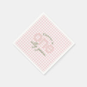 Personalisiert "One Albern Goose" Geburtstag Napki Serviette (Ecke)