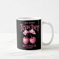 Personalisiert "One Sweet Teacher" Coquette Cherri
