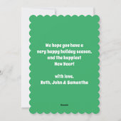 Personalisiert Onkels Foto Weihnachten (Rückseite)