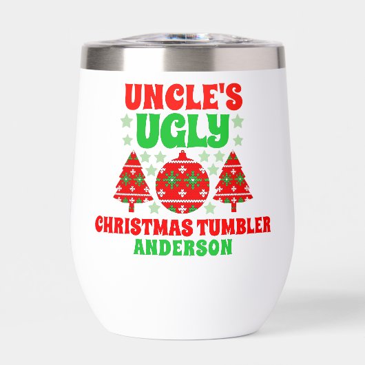 Personalisiert Onkels hässlicher Weihnachtssüßer (Vorderseite)