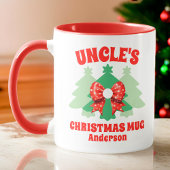 Personalisiert Onkels Weihnachten Tasse