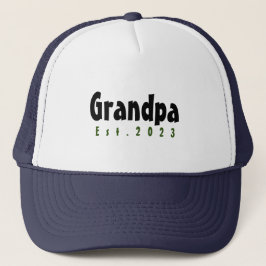 Personalisiert Opa Est 2023 Truckerkappe