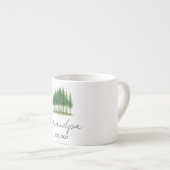 Personalisiert "Opa Est. [Jahr]" - Espressotasse (Vorderseite Rechts)