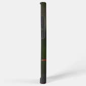 Personalisiert Orange Blume Samsung Case Galaxy Hülle (Rechte Seite)