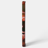 Personalisiert Orange Blume Samsung Case Galaxy Hülle (Linke Seite)