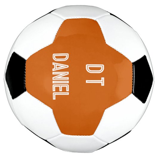 Personalisiert - Orangenfußball Fußball (Gedreht)