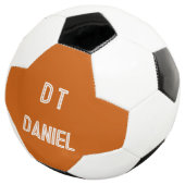 Personalisiert - Orangenfußball Fußball (Dreiviertel)