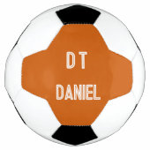 Personalisiert - Orangenfußball Fußball (Vorderseite)