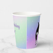 Personalisiert Orca Killer Whale Geburtstag Pappbecher (Rechts)