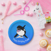 Personalisiert Orca Killer Whale Geburtstag Pappteller (Party)