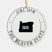 Personalisiert Oregon Ornament (Vorne)