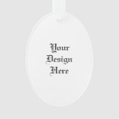 Personalisiert Ornament (Vorderseite)