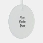 Personalisiert Ornament Aus Glas (Vorderseite Rechts)