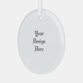 Personalisiert Ornament Aus Glas (Vorderseite links)