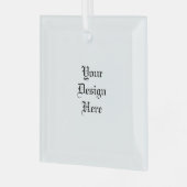 Personalisiert Ornament Aus Glas (Vorderseite links)