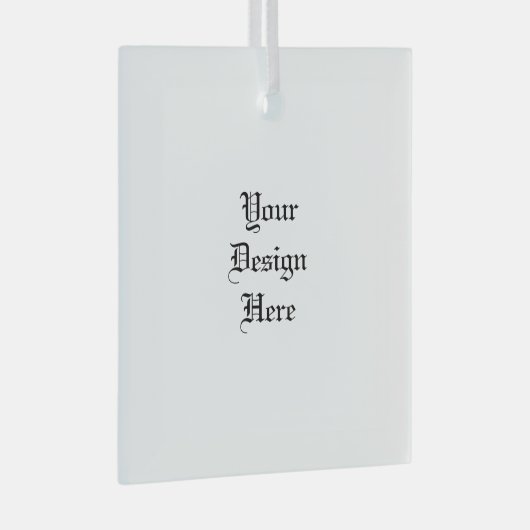 Personalisiert Ornament Aus Glas (Vorderseite Rechts)