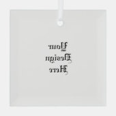 Personalisiert Ornament Aus Glas (Rückseite)