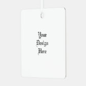 Personalisiert Ornament Aus Metall (Vorderseite links)