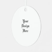 Personalisiert Ornament Aus Metall (Vorderseite links)