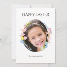 Personalisiert Ostereier Foto Osterkarte