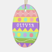 Personalisiert Ostereier Keramik Ornament (Links)