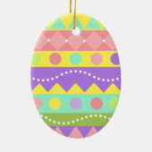 Personalisiert Ostereier Keramik Ornament (Hinten)