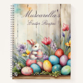 Personalisiert Osterfamilienrezepte Kochbuch Notizblock (Vorderseite)