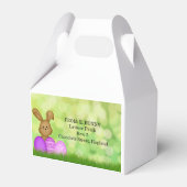 Personalisiert Osterhase für Kinder Niedlich Geschenkschachtel (Rückseite)
