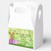 Personalisiert Osterhase für Kinder Niedlich Geschenkschachtel (Geöffnet)