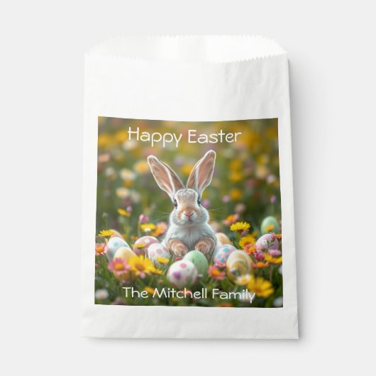 Personalisiert Osterhase Geschenktütchen (Vorderseite)