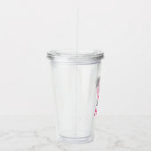 Personalisiert Ostern Bunny Acrylic Tumbler Acryltrinkbecher (Rechts)