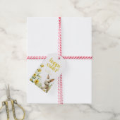 Personalisiert Ostern Bunny Daffodil Gefallen Gesc Geschenkanhänger (Mit Garn)