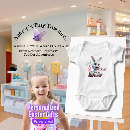 Personalisiert Ostersonnenanzug Baby Strampler