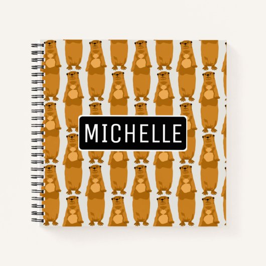 Personalisiert Otters Notizblock (Vorderseite)