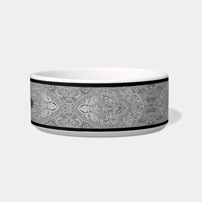 Personalisiert Paisley Art Pet Bowl Napf (Rechts)