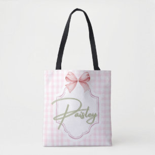 Personalisiert Paisley Baby Girl Kinderzimmer Ging Tasche