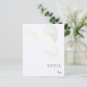 Personalisiert Pale Lavender Eucalyptus Wedding (Stehend Vorderseite)