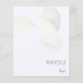 Personalisiert Pale Lavender Eucalyptus Wedding (Vorderseite)