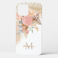Personalisiert Pampas Gras Blush Pink Blüten