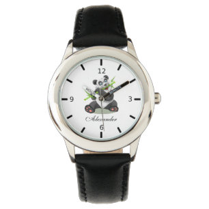 Personalisiert Panda Watch Armbanduhr