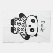 Personalisiert Pandy the Panda Handtuch (Horizontal)