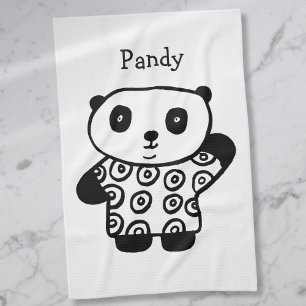 Personalisiert Pandy the Panda Handtuch
