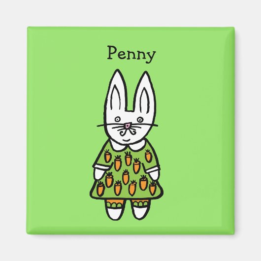 Personalisiert Pandy the Panda Magnet (Vorne)