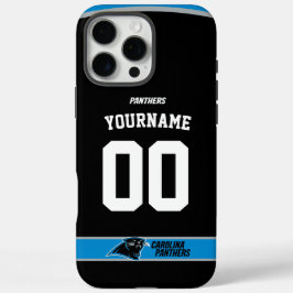 Personalisiert Panthers Jersey American Football iPhone 16 Pro Max Hülle
