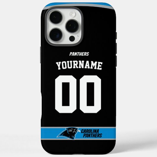 Personalisiert Panthers Jersey American Football Case-Mate iPhone Hülle (Rückseite)