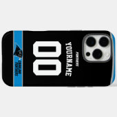 Personalisiert Panthers Jersey American Football Case-Mate iPhone Hülle (Rückseite (Horizontal))